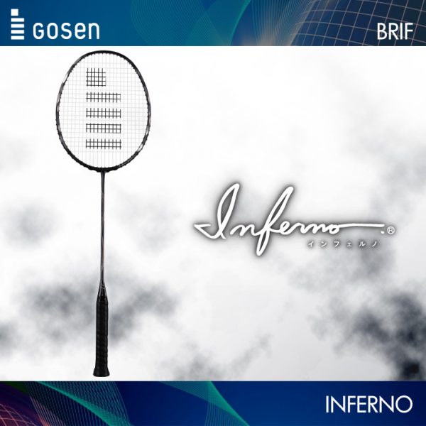GOSEN INFERNO BRIF Badminton Racket with free stringing – KK